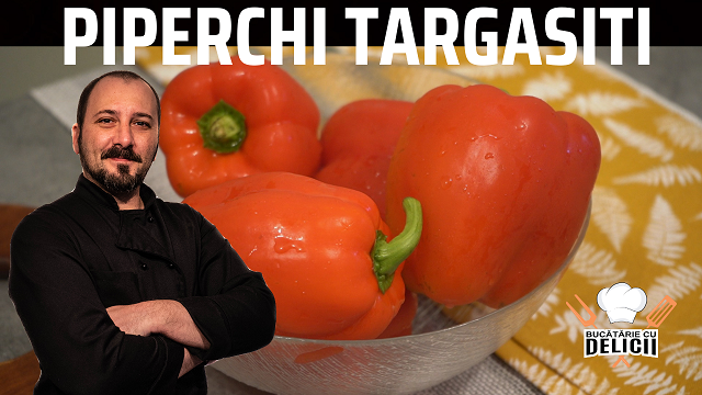 Ardei prăjiți cu telemea și ou în tigaie