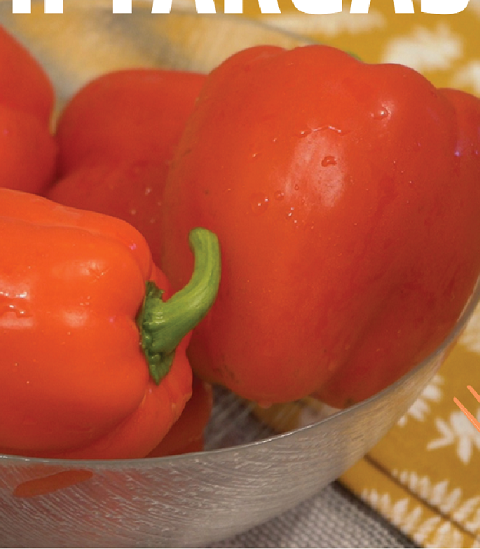 Ardei prăjiți cu telemea și ou în tigaie