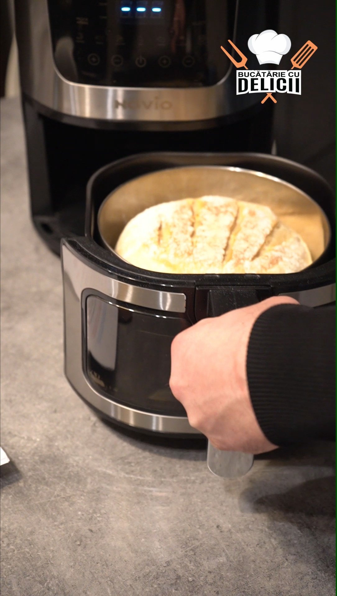 paine rumenita in airfryer fara capac