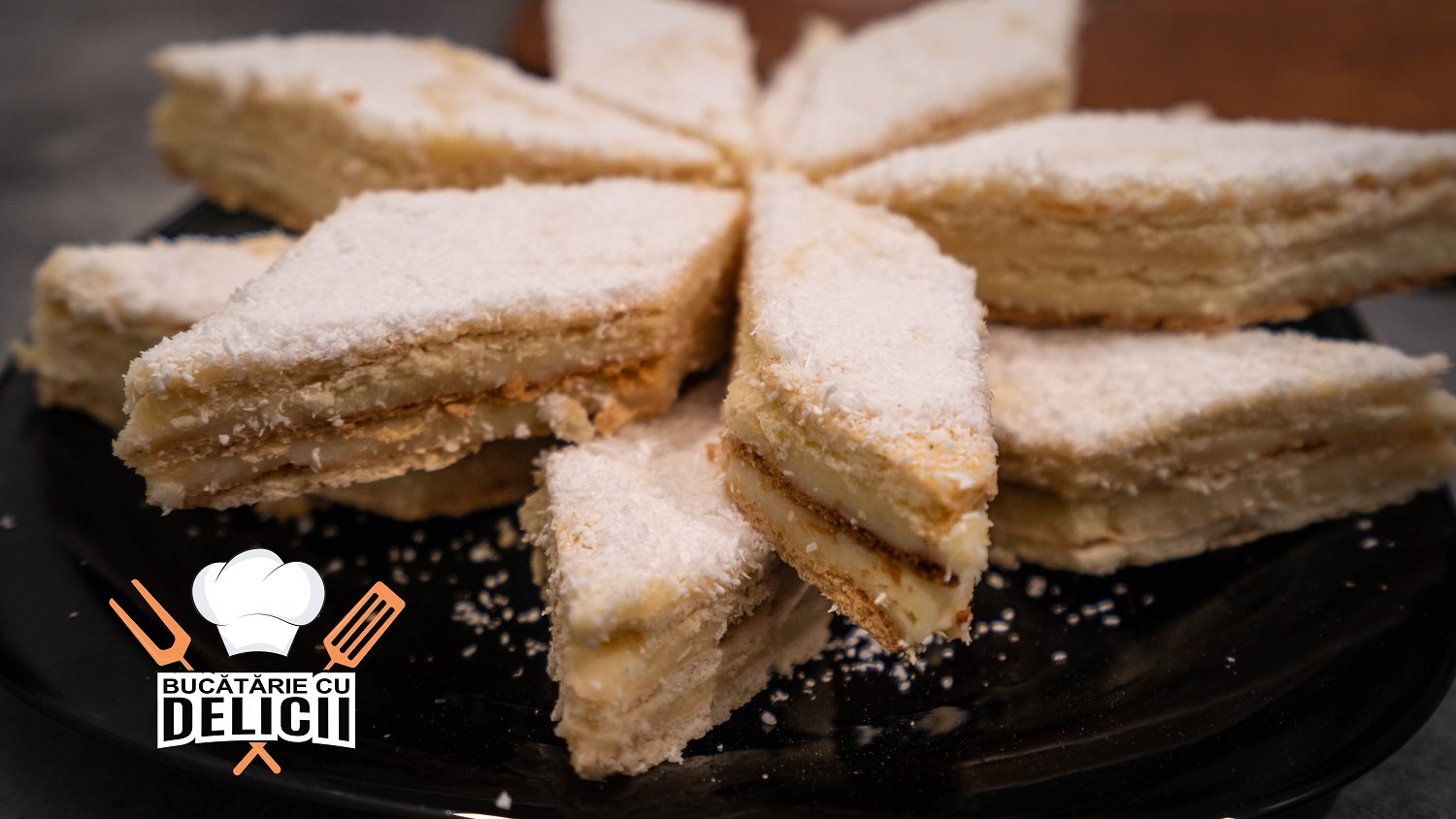 Prăjitura Albă ca Zăpada cu cremă de lămâie